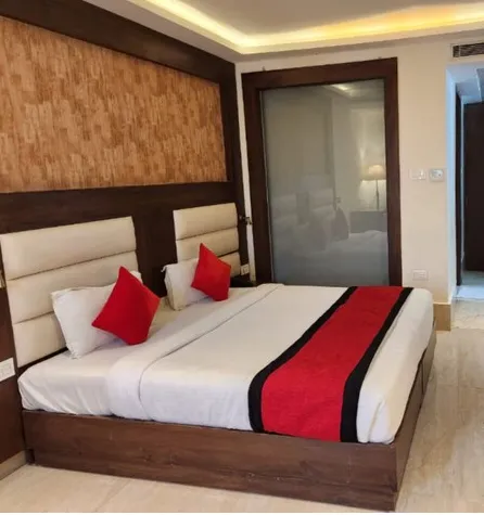 Premium room at 8fold by LaRiSa Basti featuring spacious layout, premium bedding, and refined interior finishes