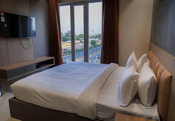 Presidential suite with living area