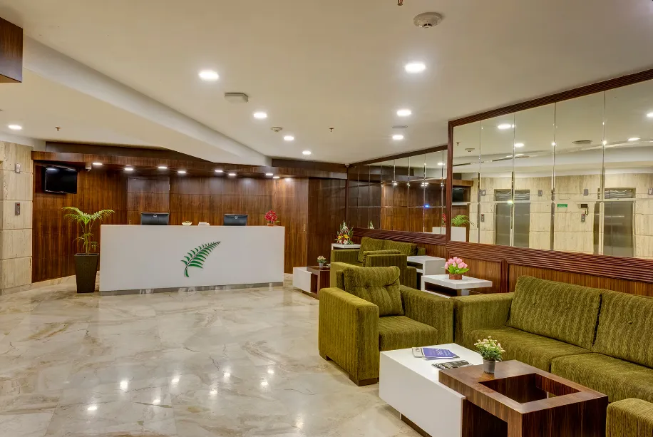 common area of The Fern Residency hotel in Asansol