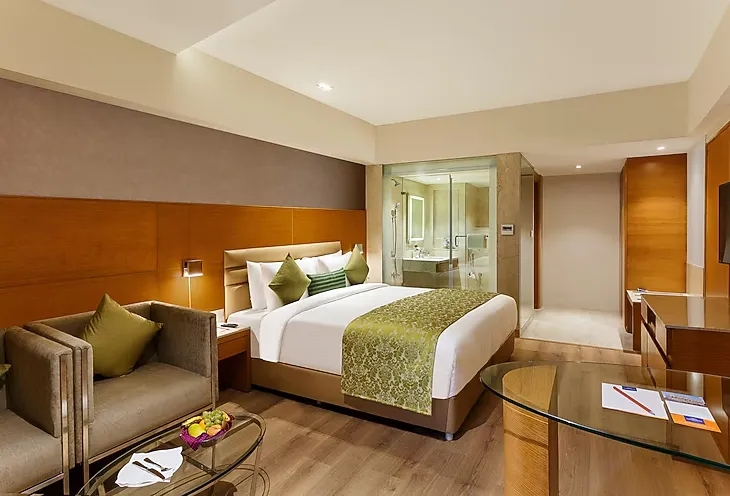 Executive room at Nataraj Sarovar Portico-Jhansi Gorakhpur featuring spacious interiors and refined room setup