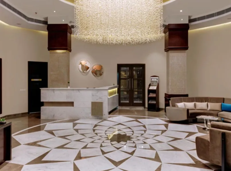 Front entrance of The Fern Residency Udaipur displaying exterior façade and driveway access