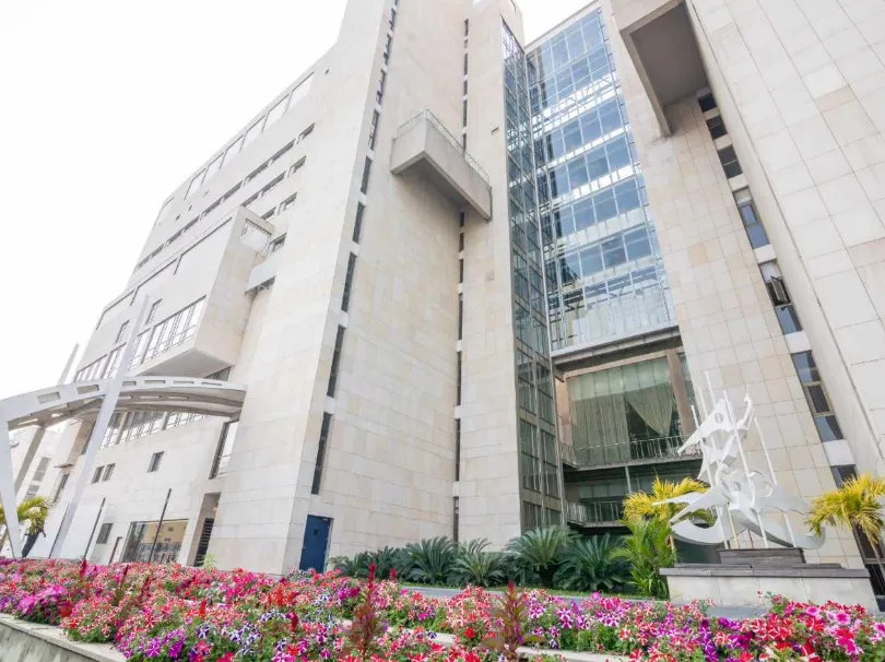 Entrance view of Zone By The Park hotel in Kolkata with stylish exterior