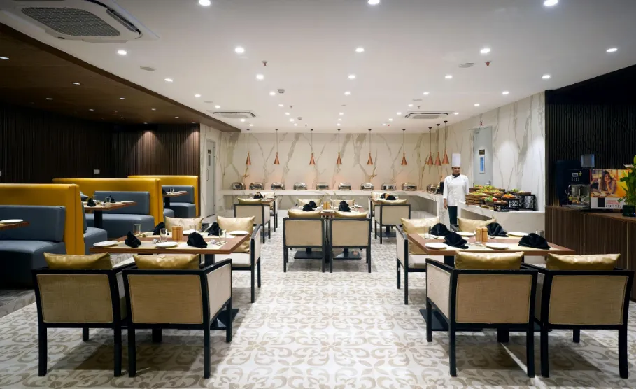 Hotel amenities area at Sarovar Portico, Kolkata designed for guest comfort