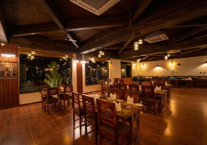 Restaurant at Jawai Zinc Journey by The Fern Jawai with dining tables and service setup