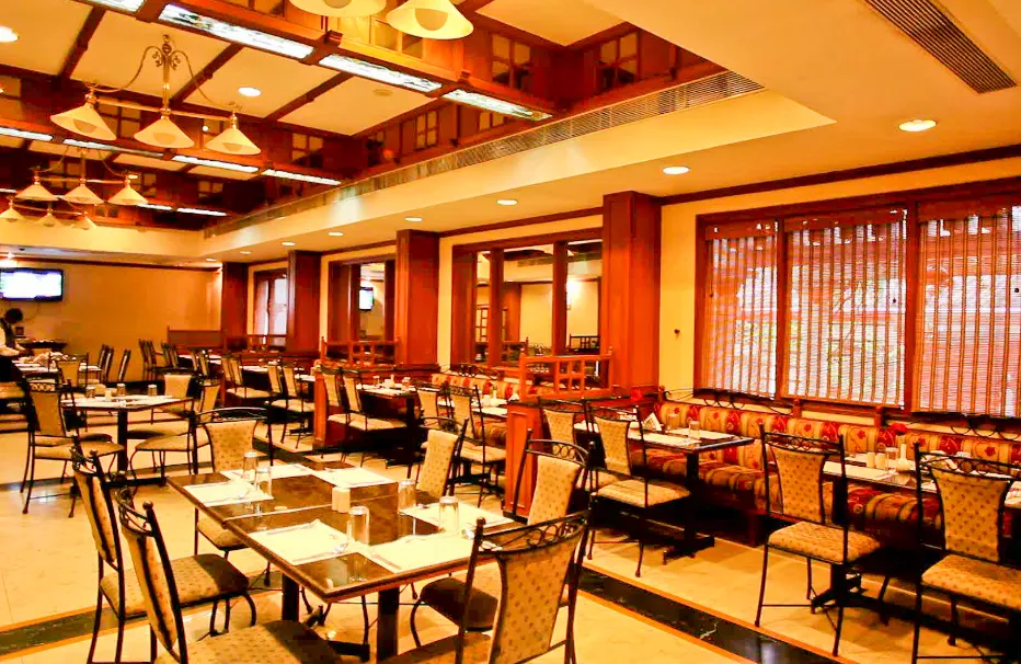 Entrance of Kalyan Residency Tirupati with hotel façade and signage