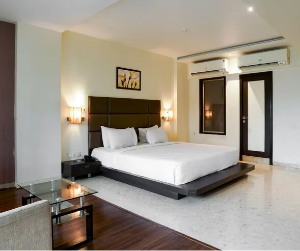 Suite room at T2 Beacon Hotel Andheri with separate sitting space