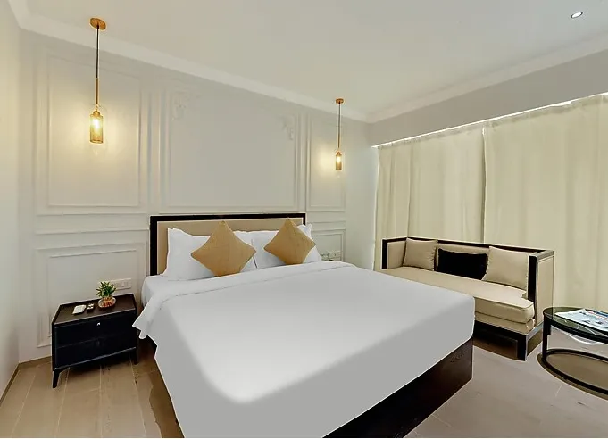 Executive Room at The Beacon Hotel NIBM Pune featuring spacious design and workspace