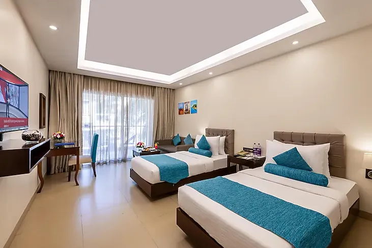 Golden-Tulip-Grand-View-Resort-Candolim-superior-room-2singlebeds