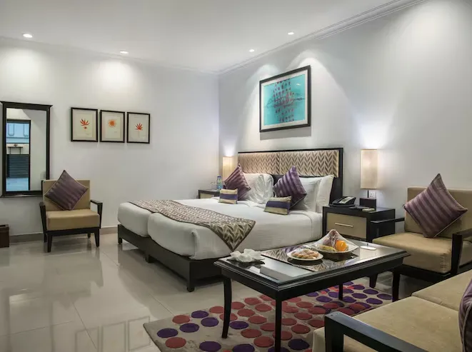 Sarovar-Portico-Surajkund-deluxeroom-2singlebeds